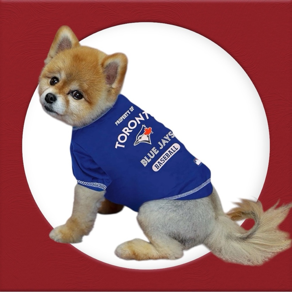 Toronto Blue Jays Dog Jersey - New with tags - Large